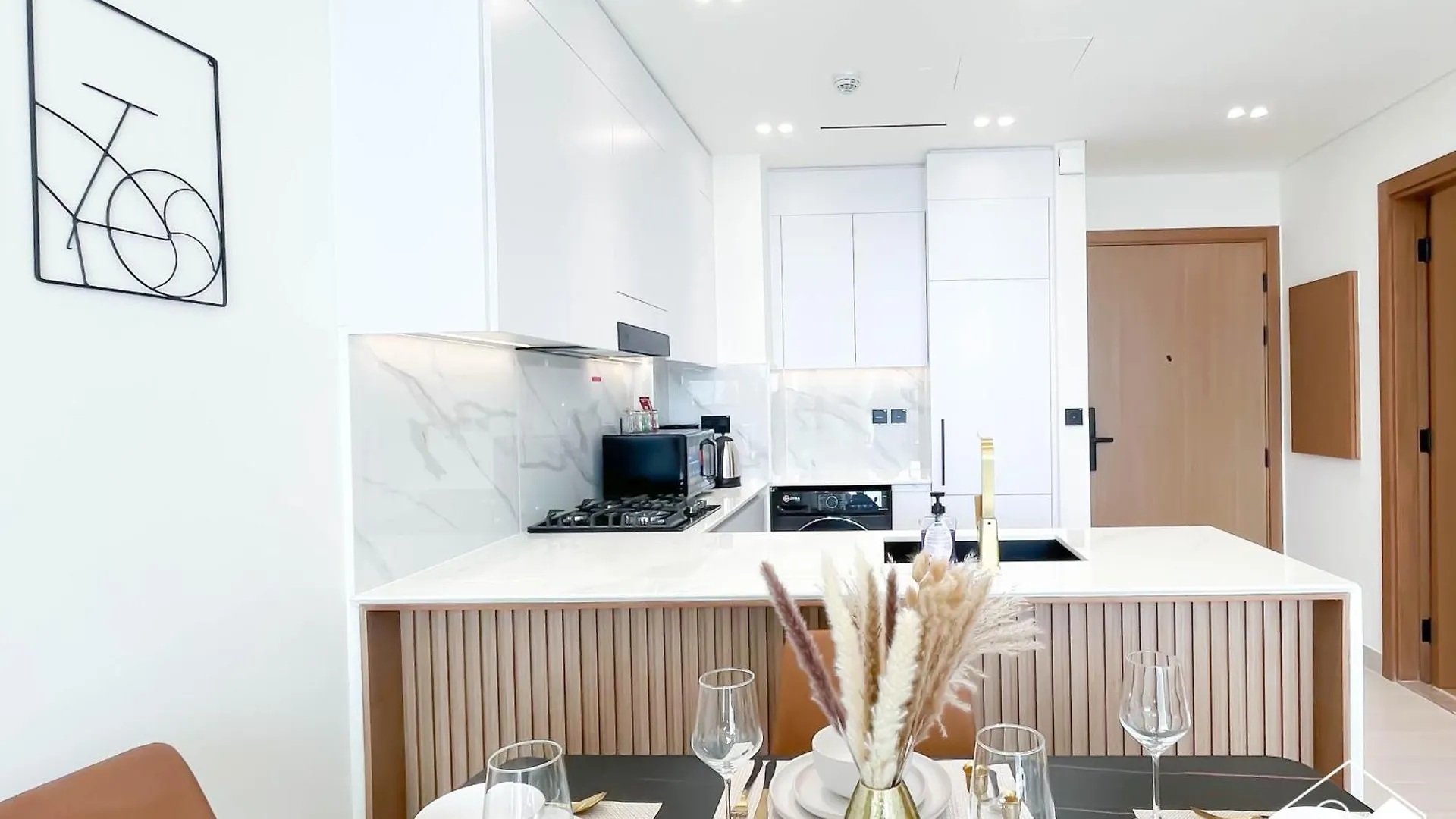 Apartament Bright And Modern 1Br Binghatti Amber With City View Dubaj