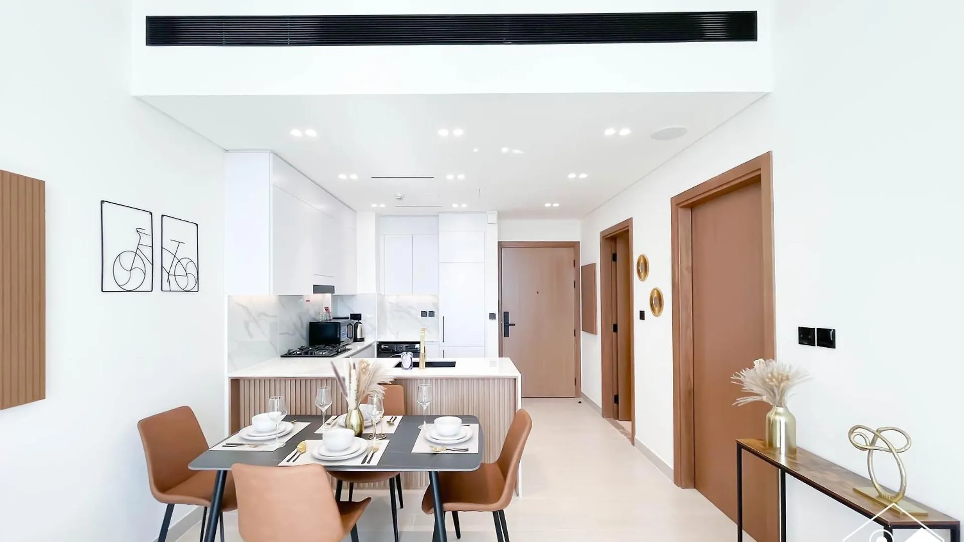 Bright And Modern 1Br Binghatti Amber With City View Dubaï Appartement